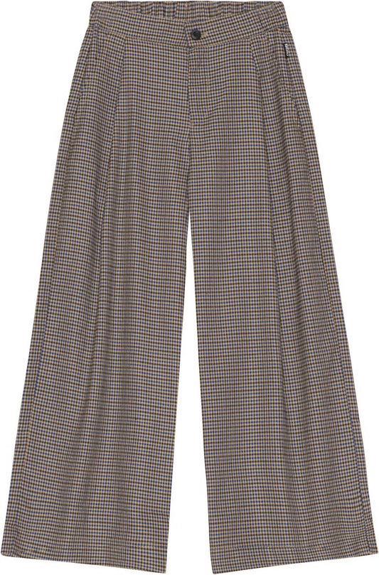 Alta Checkered Wide-Leg Trousers