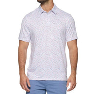 Flags & Anthem - Scofield Short Sleeve Americana Martini Print Performance Polo