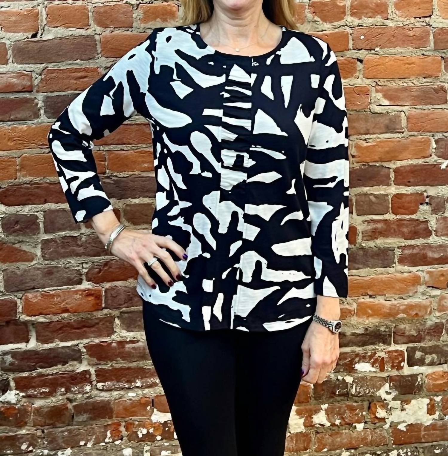Shana Apparel - Slub Cotton Ruched Top