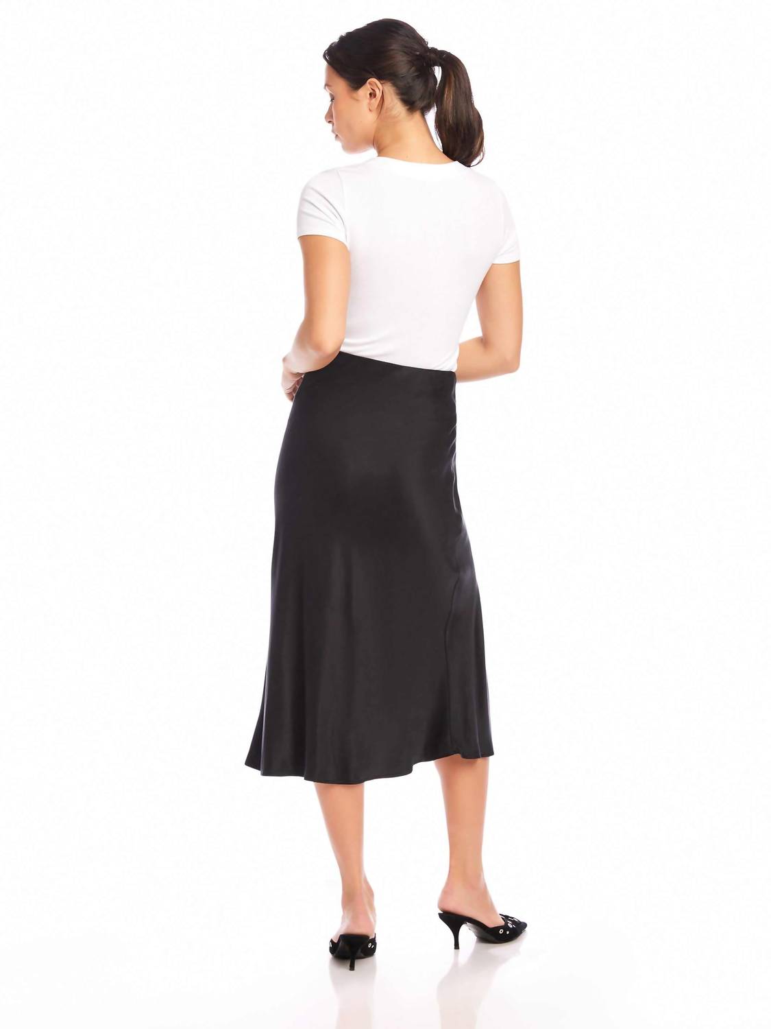Fifteen Twenty - Brielle Side Slit Midi Skirt