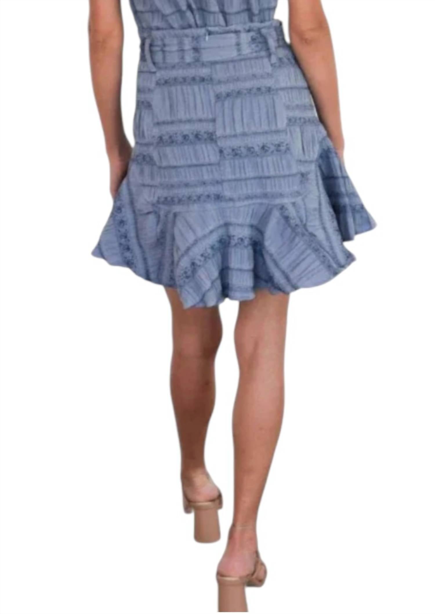 Never A Wallflower - Prairie Mini Skirt