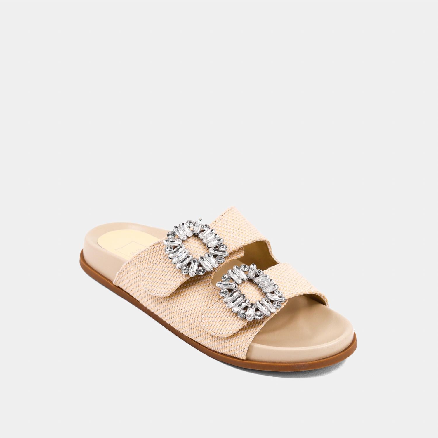 SHU SHOP Women's Bridget Sandal in bone woven - women's sandal