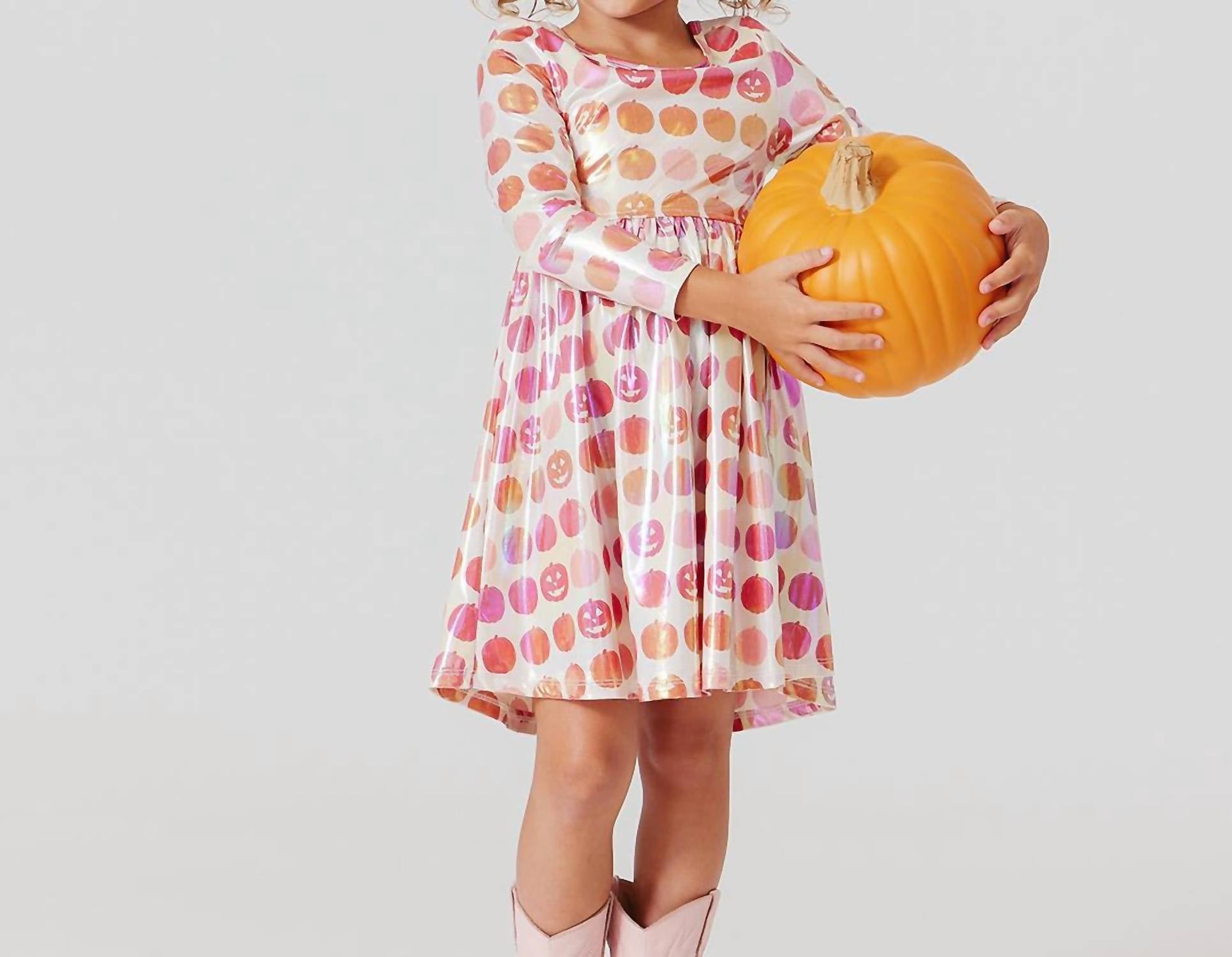 Pink Chicken - Girls Lame Steph Dress