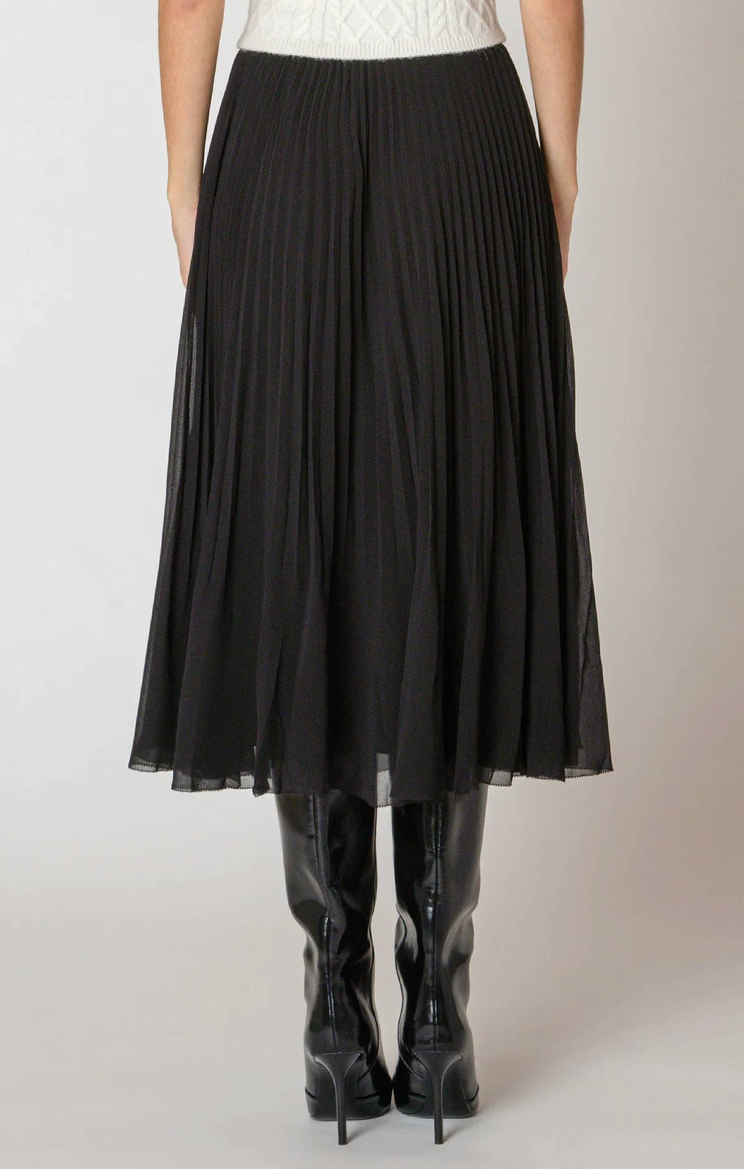 Dex - Pleated Midi Skirt