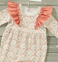 Pete + Lucy - Girls Loving Rainbow Romper