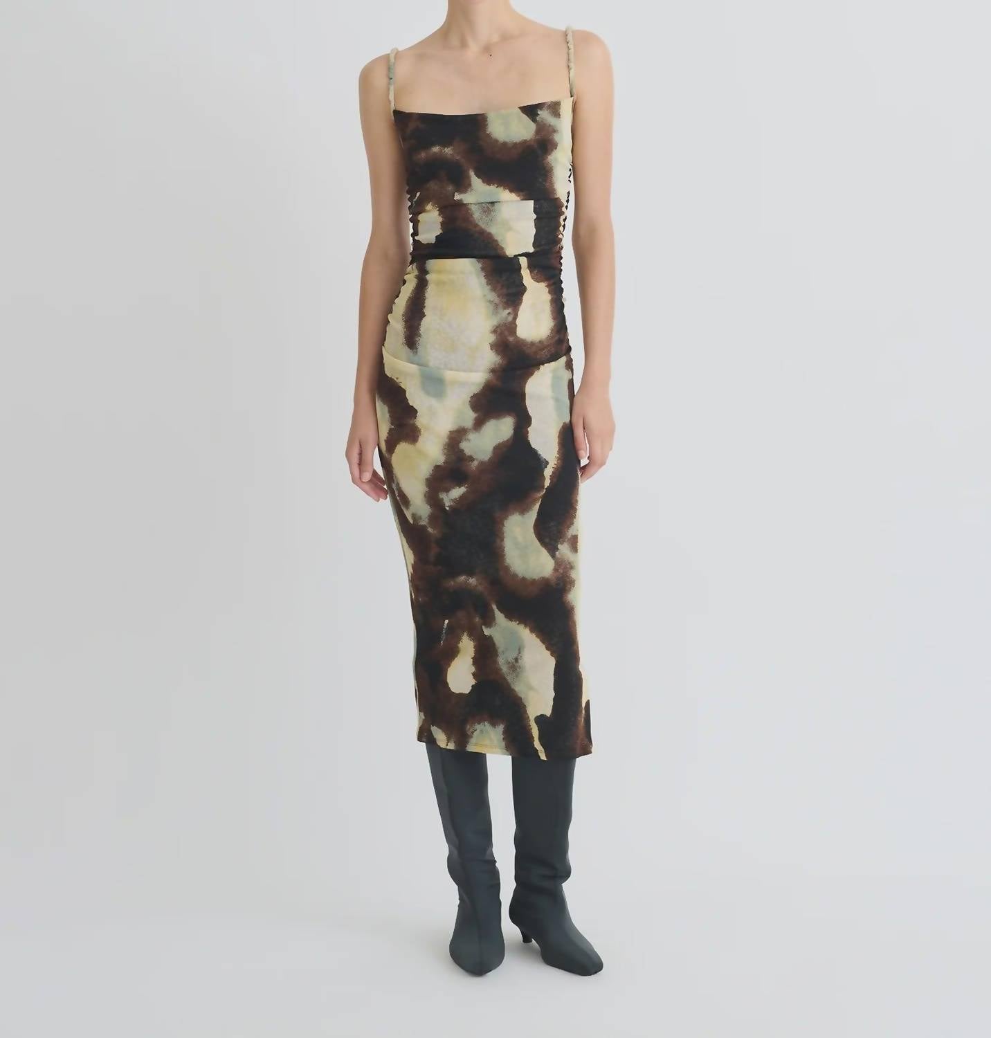 Nanushka - Ruched Detail Jersey Dress