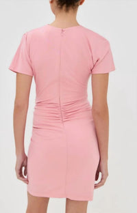 JONATHAN SIMKHAI KIKO DRESS in dusty rose - women's dress - detail view
