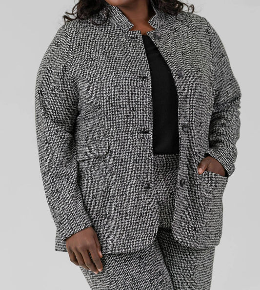 Nic + Zoe - Etched Tweed Jacket - Plus