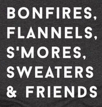Rags & Royal - Women's Bonfires & Flannels Graphic Tee Shirt