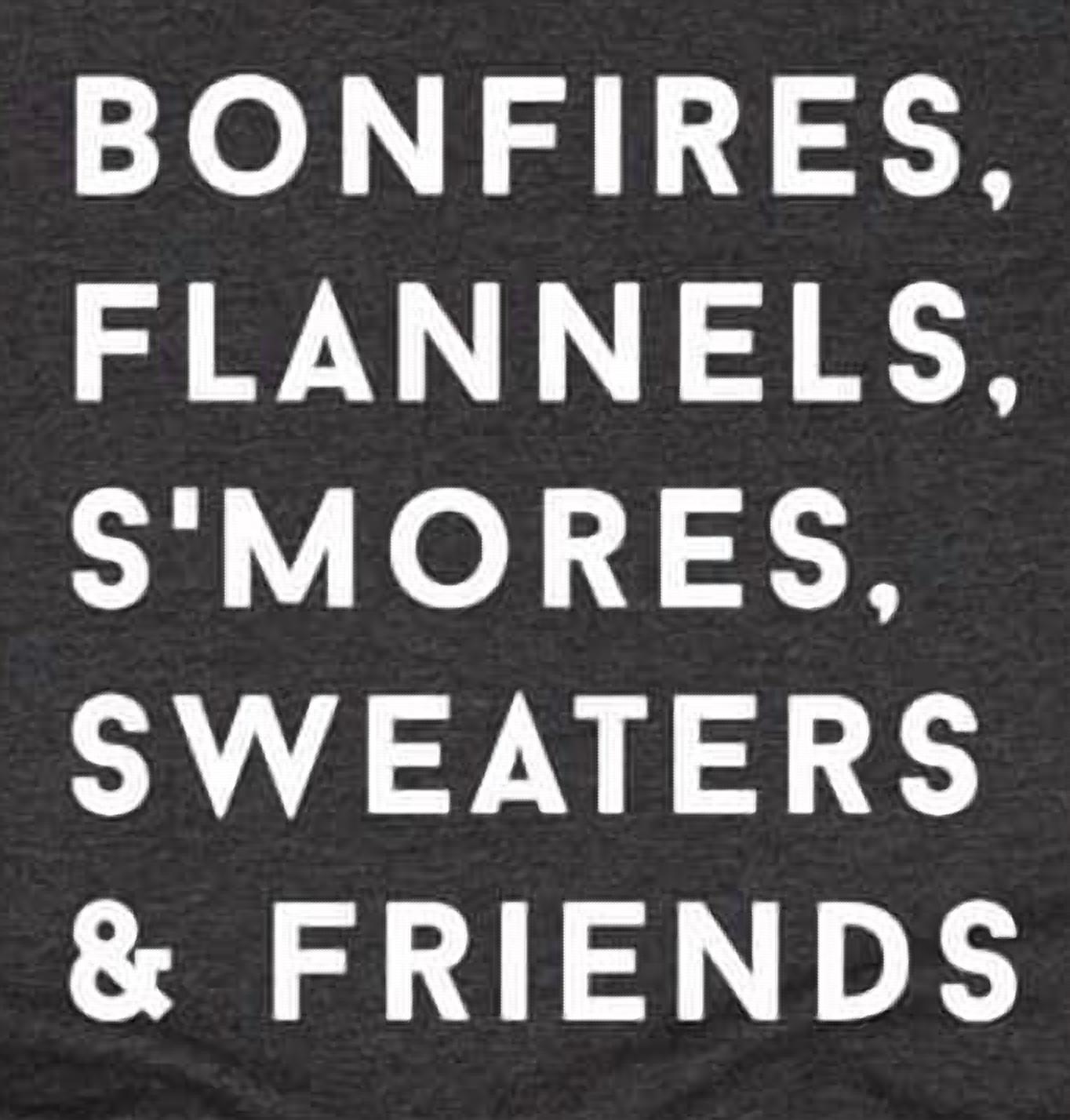 Rags & Royal - Women's Bonfires & Flannels Graphic Tee Shirt