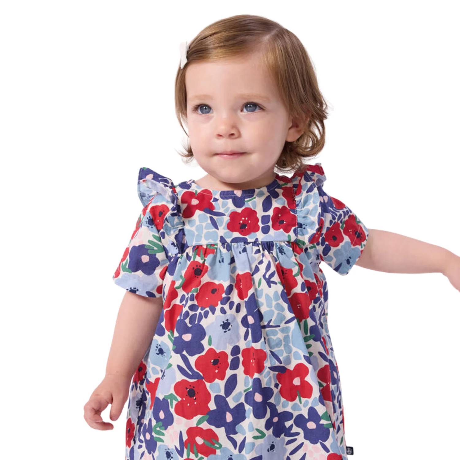 Petit Bateau - Baby Girls Floral Dress With Bloomers