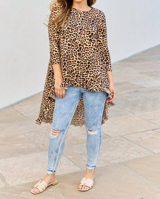 Trendsi - Animal Print Top