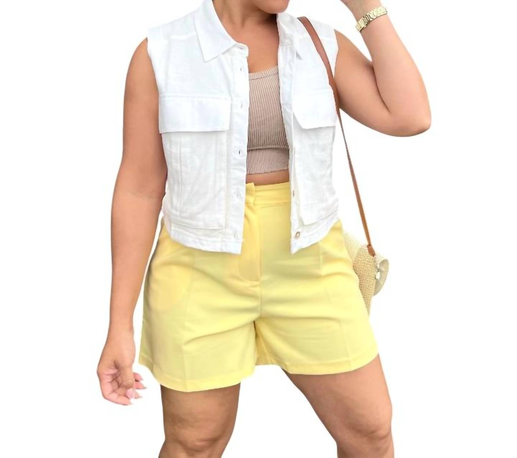 Double Zero - Lemon Squeeze Shorts