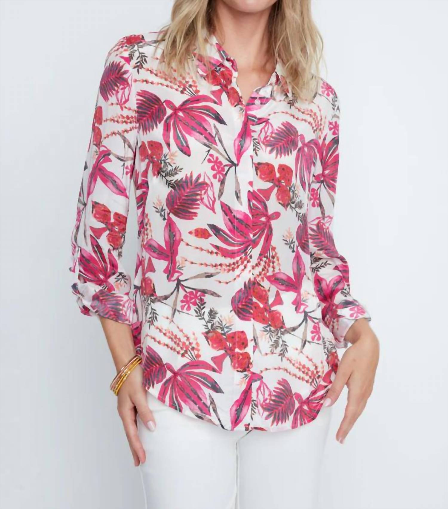 Renuar - Breeze Button-down Blouse