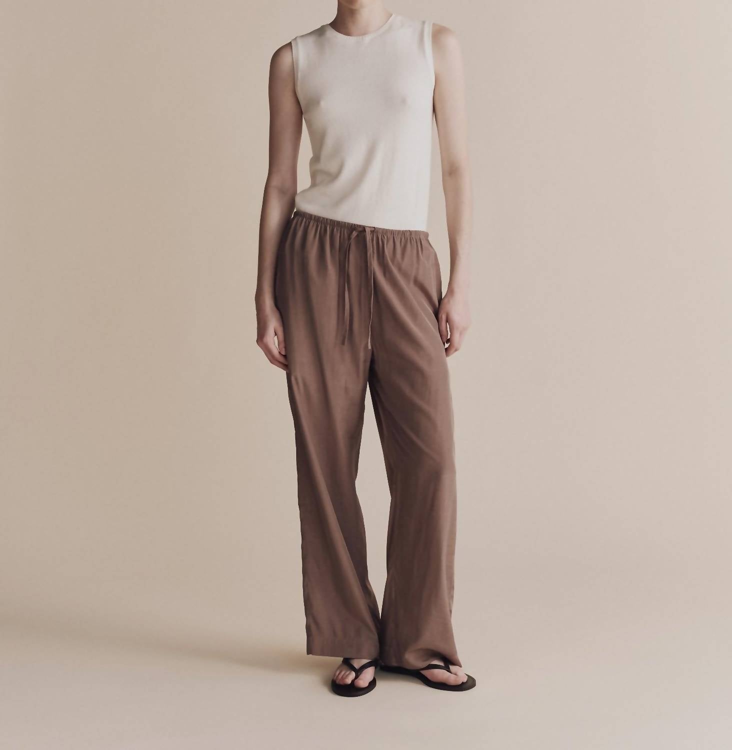 Mijeong Park - Drawstring Wide Leg Pants