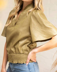 Voy - Smocked Top
