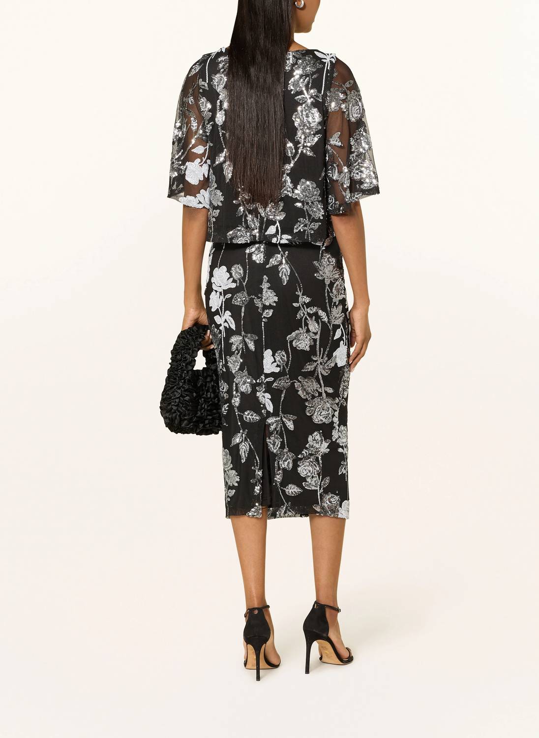 Joseph Ribkoff - Mesh Shirt Blouse With Sequins