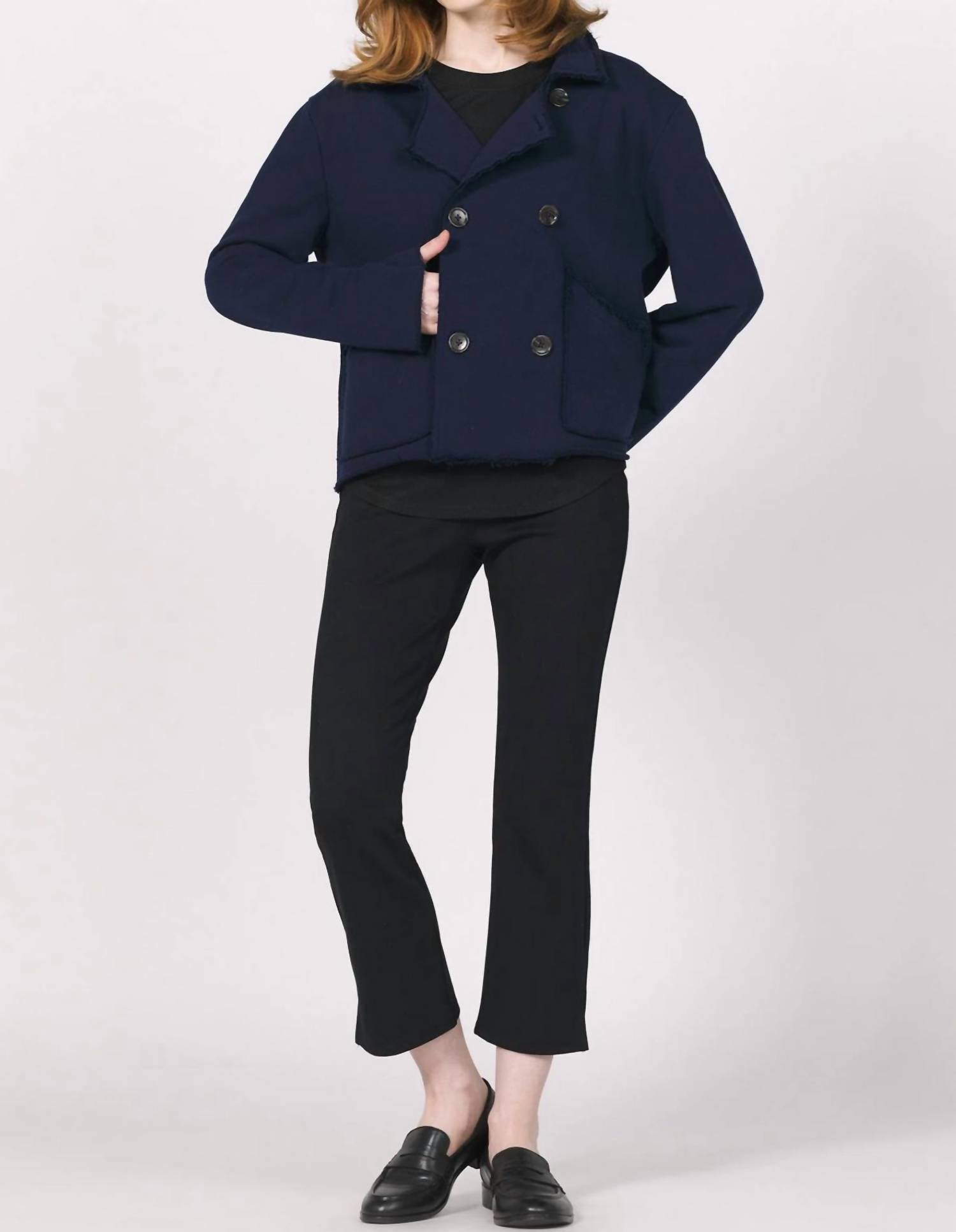 Another Love Velma Jacket in navy - women's jacket - alternate view
