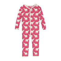 Kickee - Kids' Print Convertible Sleeper with Zipper