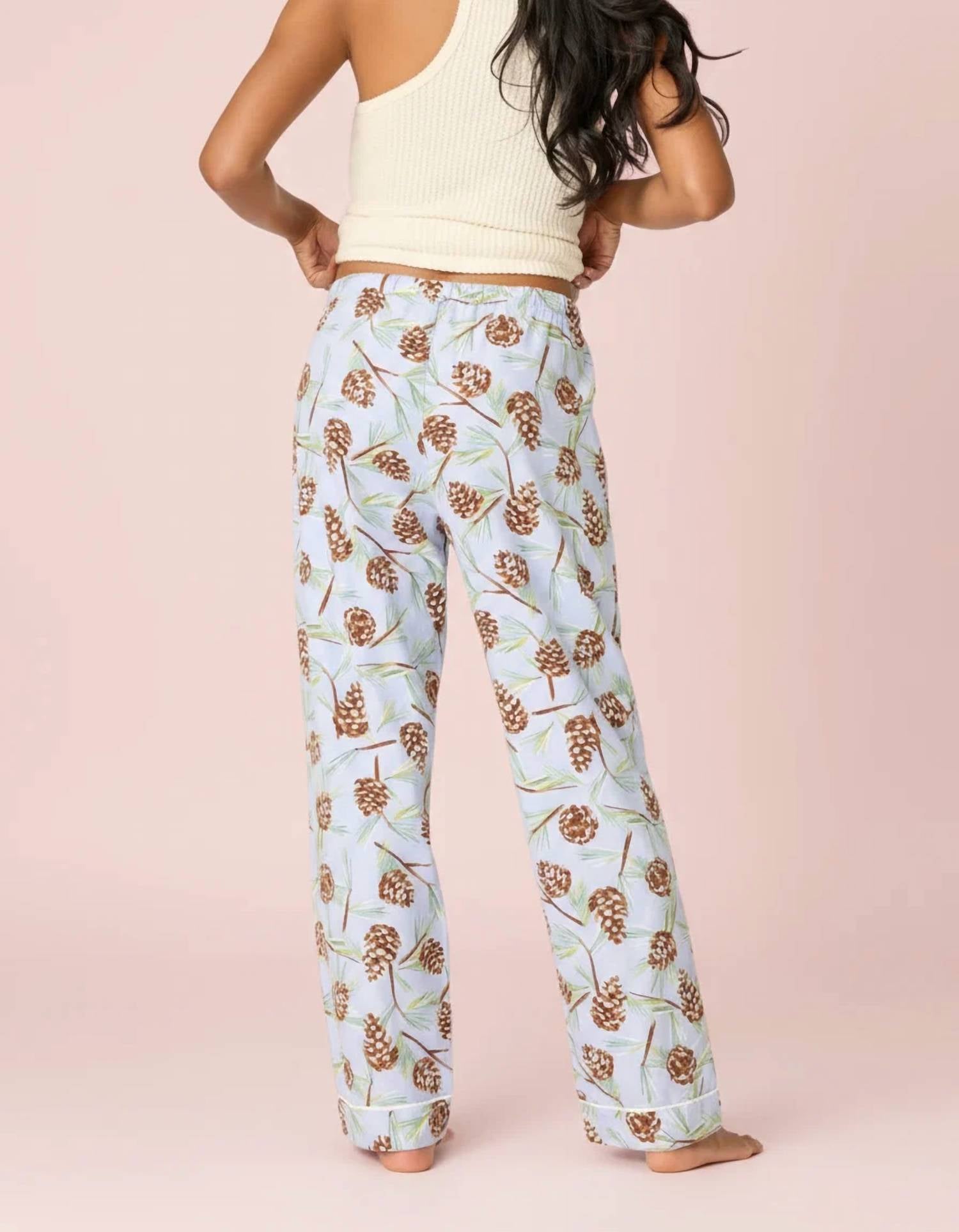 Pj Salvage - Pinecone Flannel Pants