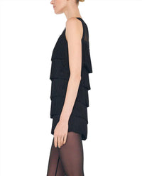 Norma Kamali - Sleeveless All Over Fringe Pickle Dress