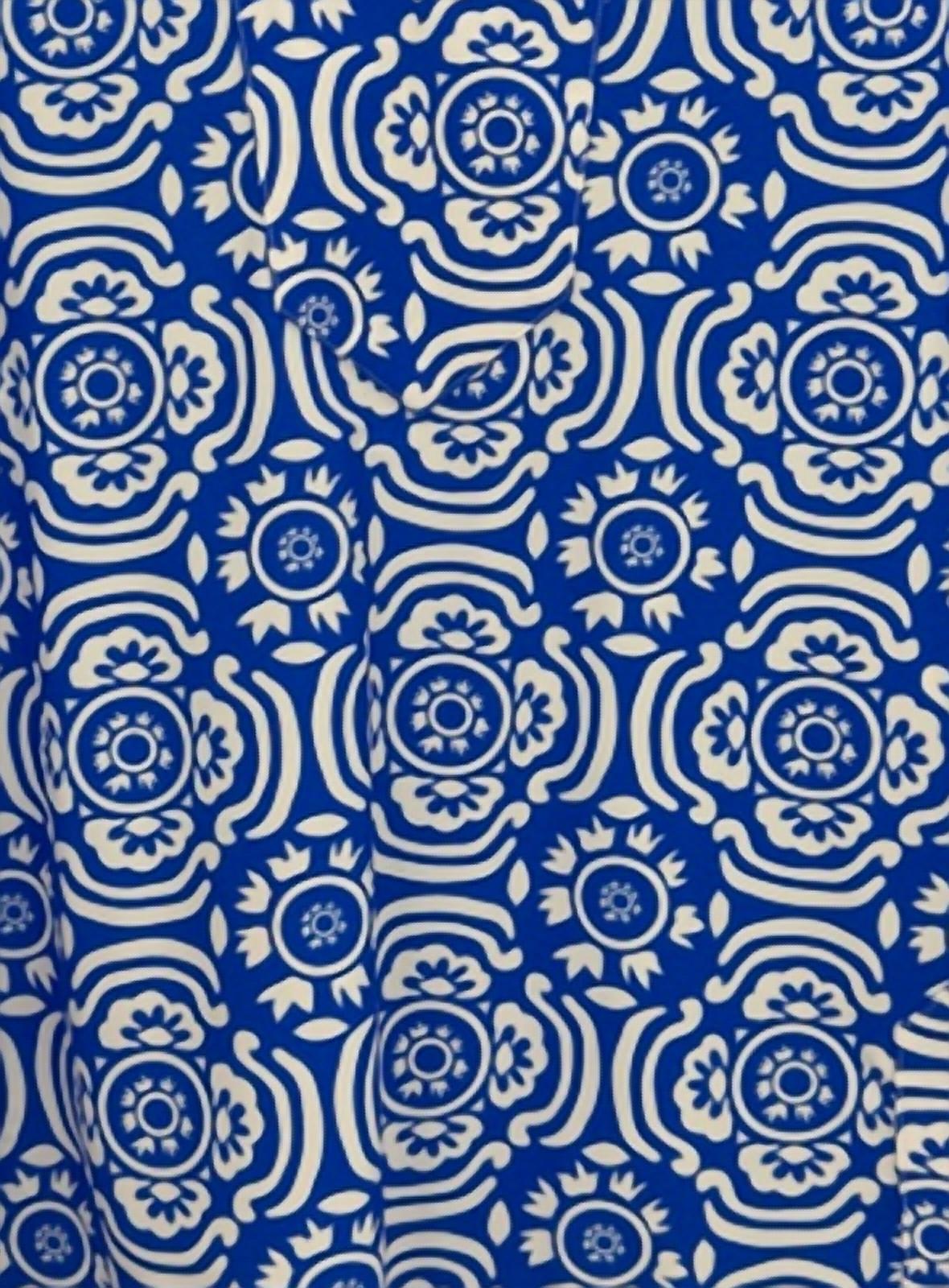 Jude Connally - Women Chris Sunburst Tile Cobalt Tunic