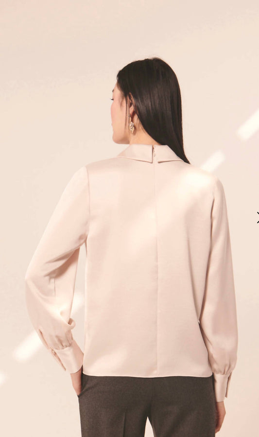 Tara Jarmon - Long Sleeve Silk Top