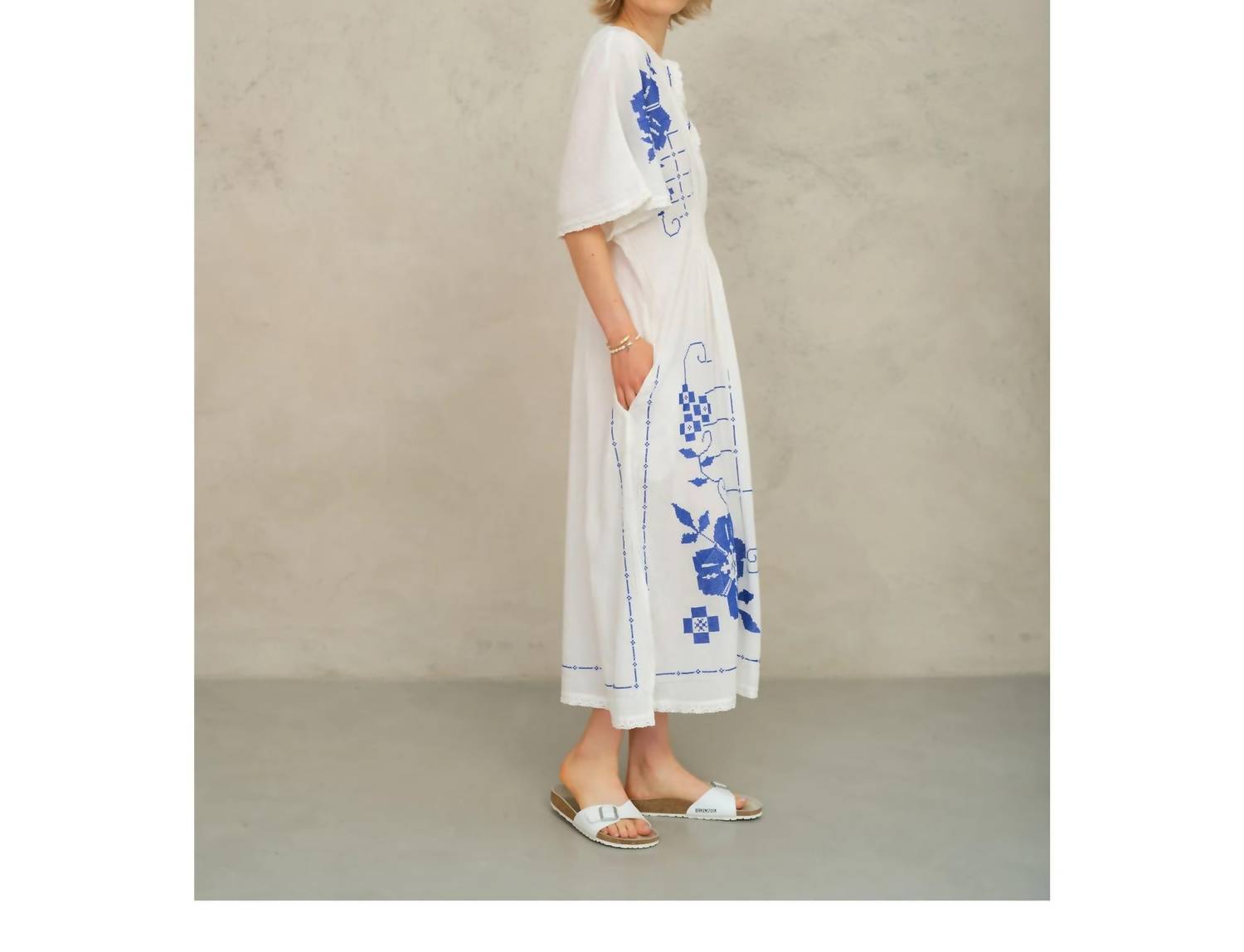 M.A.B.E. - Laney Embroidered Dress