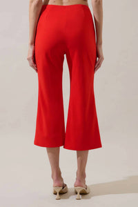 Sugarlips - Hemary Cropped Flare Pants