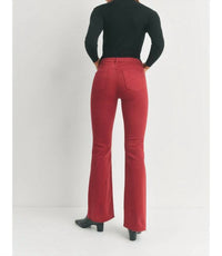 Just Black Denim - High Rise Scissor Cut Flare Long Jeans