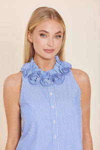Dolce Cabo - Poplin Rose Bud Sleeveless Top