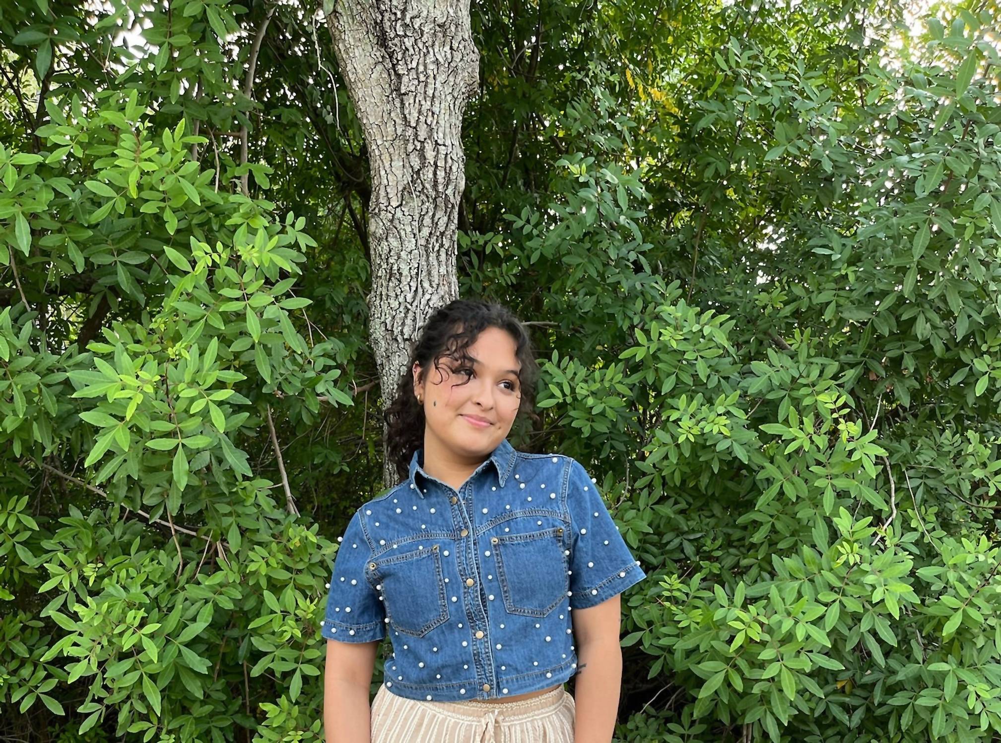 Cozy Co. - Pearl Denim Short Sleeve Shrug Top