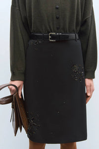 Cordera - Embellished Tailoring Skirt