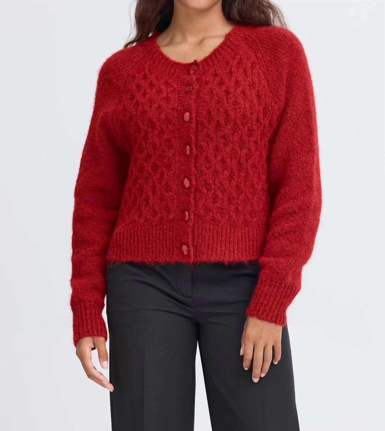 Ichi - Ihbelablue Knit Cardigan