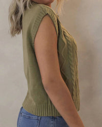 Le Lis - JUNO HALF ZIP SLEEVELESS SWEATER