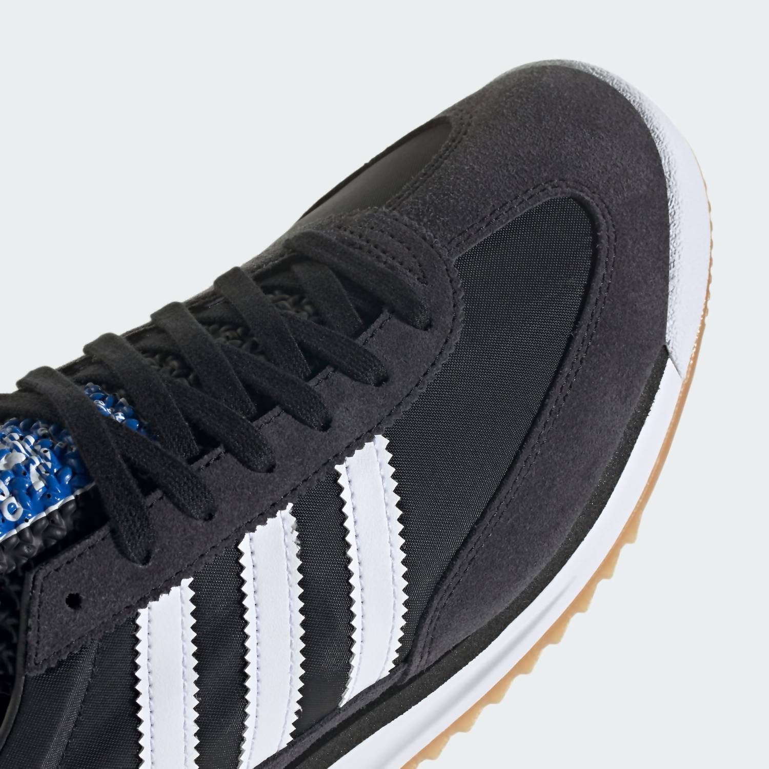 adidas Men’s Originals Sl 72 Rs Sneakers in core black cloud white blue - men's shoe - view 7