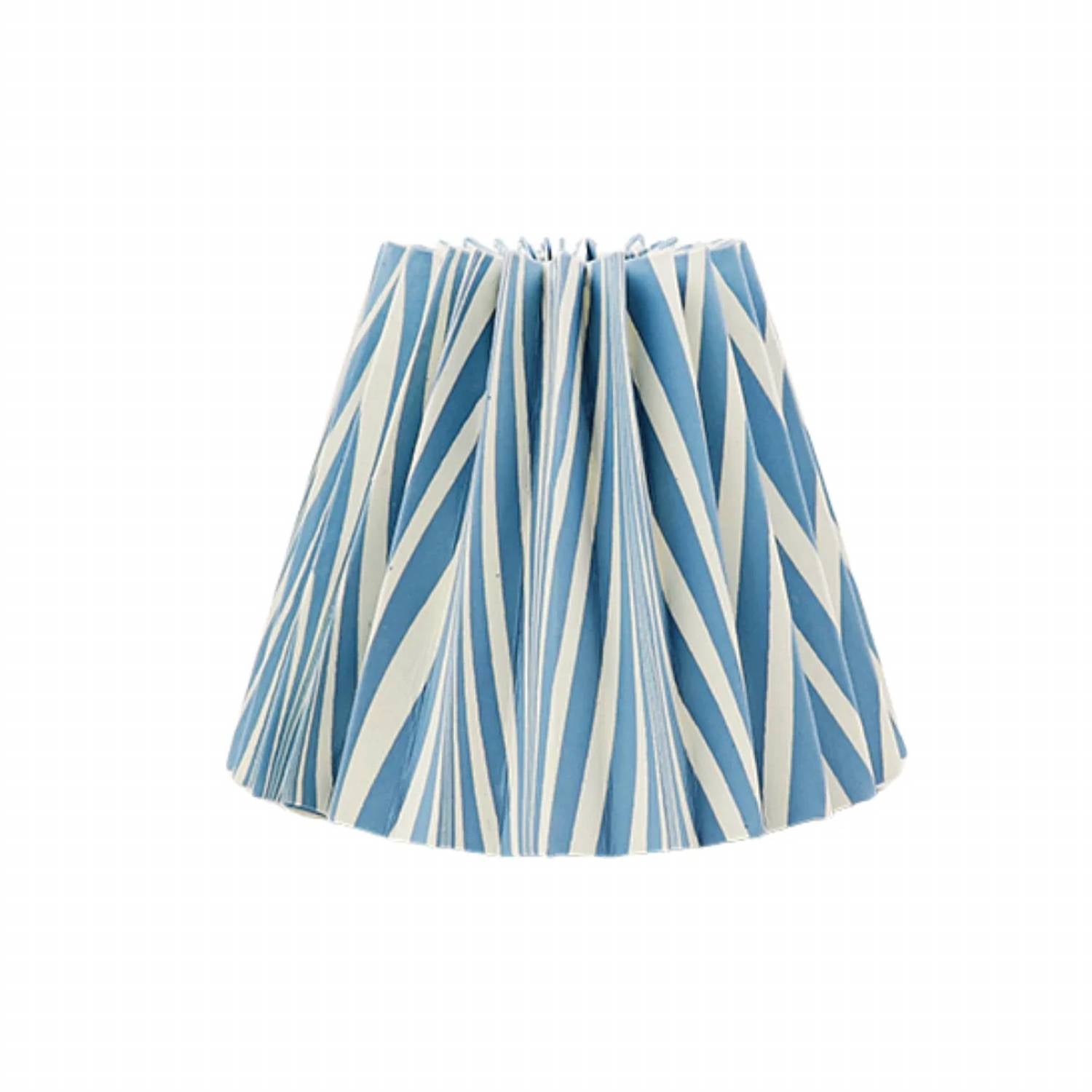 Craft Boat - Hand Marbled Pleated Lampshade