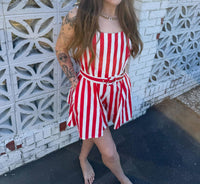 Prosperina - Stripe Alessandra Romper