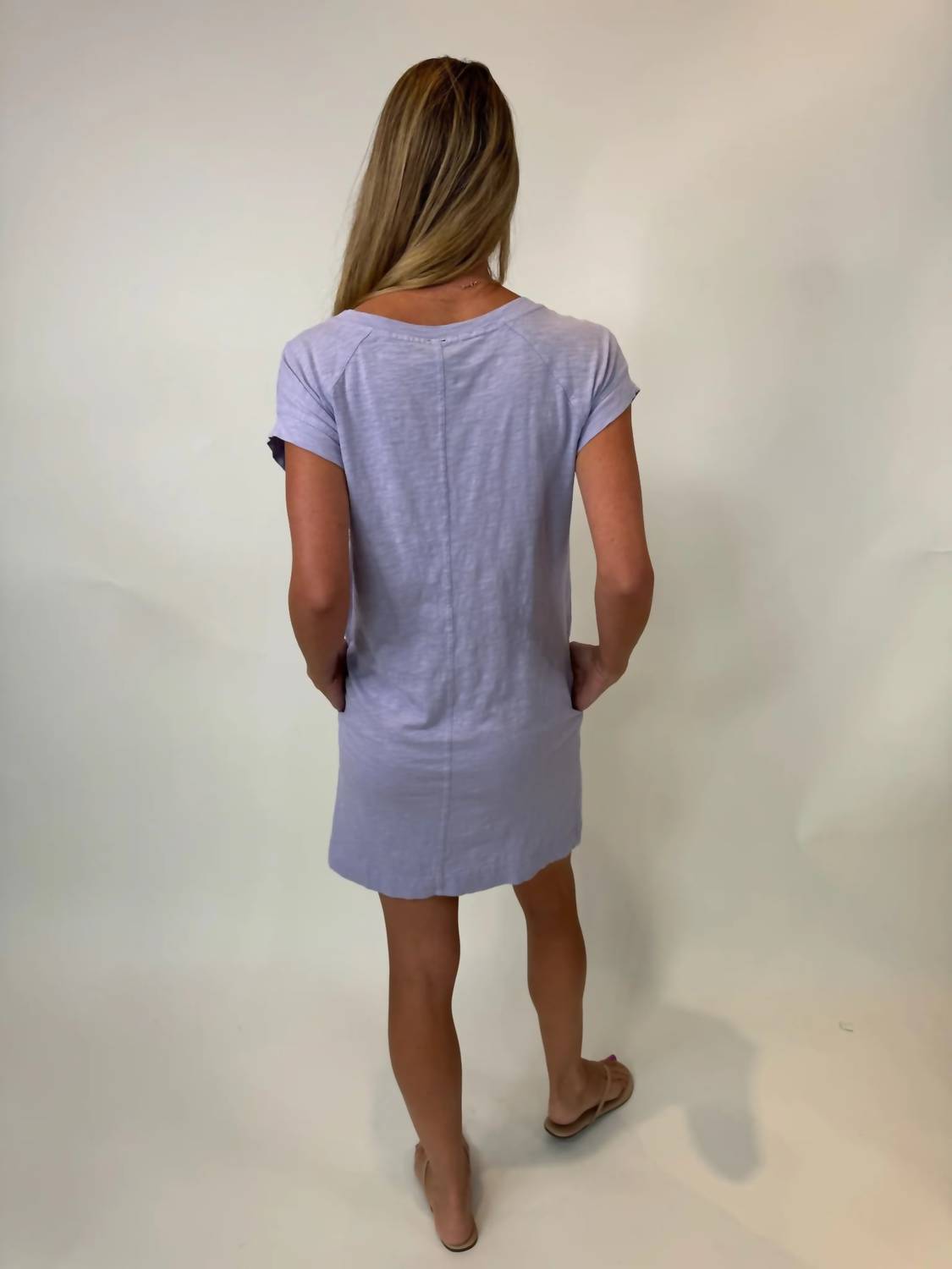 Bobi - Short Sleeve Raglan Mini Dress