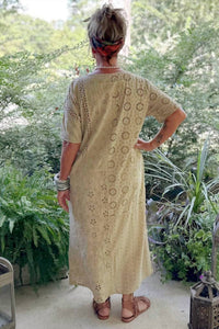Jaded Gypsy - Patched Eyelet Dress
