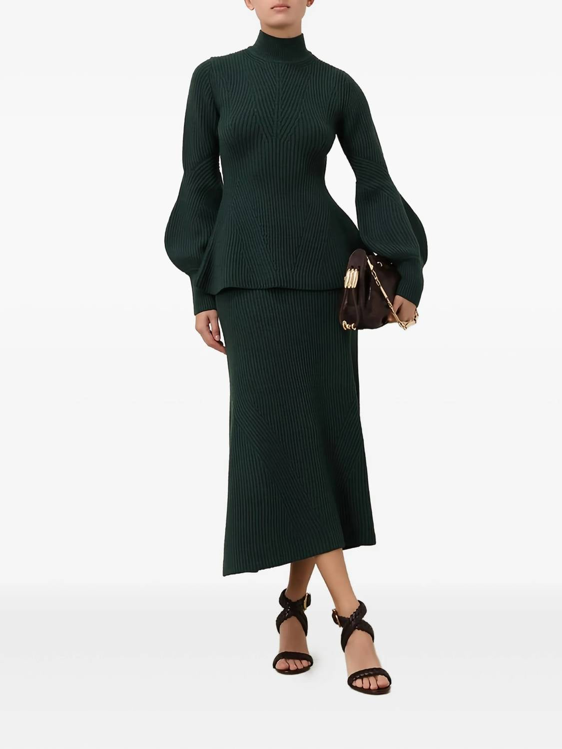 Zimmermann - Hypnotic Rib Midi Skirt