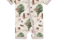 Kickee - Infant & Toddler Unisex Shorty Sleeper With Zipper