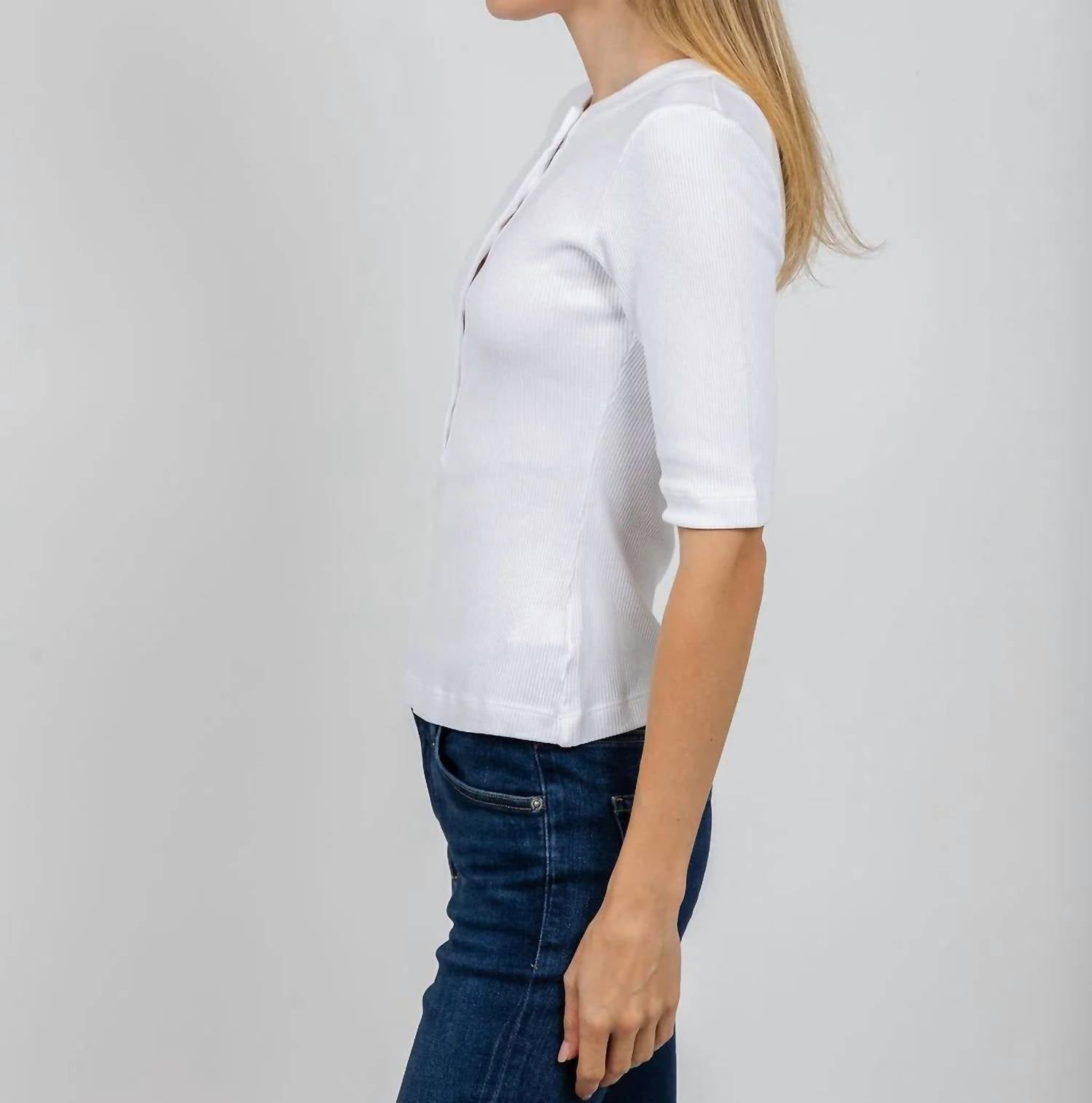 Citizens Of Humanity - Nali Short Sleeve Henley Tee