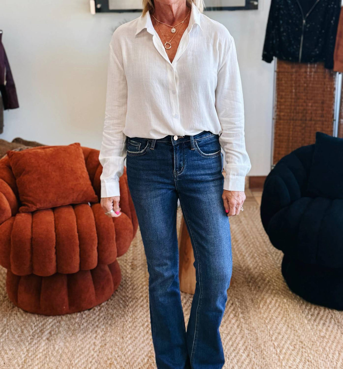 Supreme Fashion - The Clarity Shirt Button Down Loose Blouse