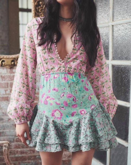 Hemant & Nandita - Mint Hera Mini Dress