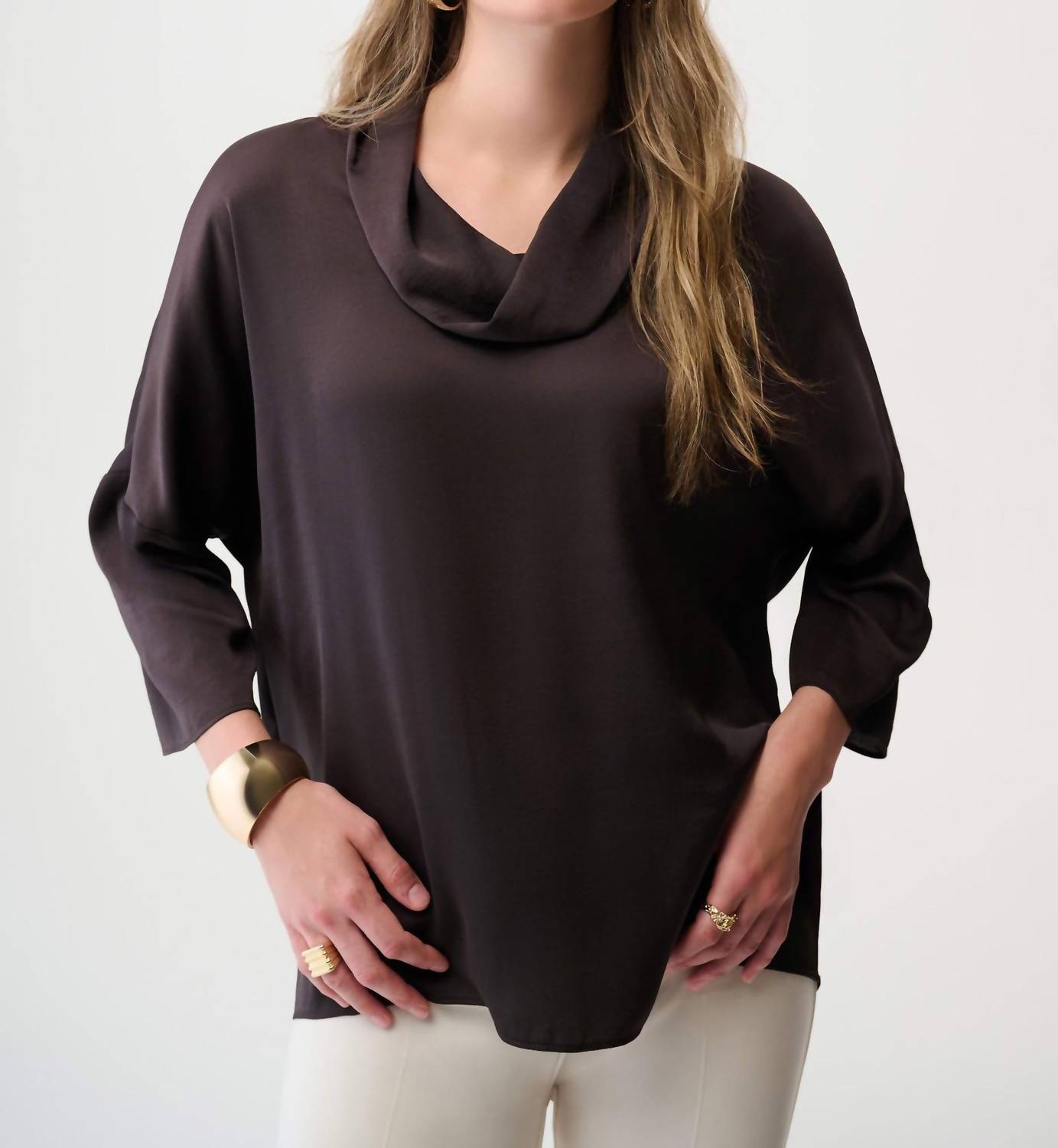 Joseph Ribkoff - Recycled Satin Boxy Tunic Top