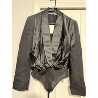 Alexander Wang - Tuxedo Hybrid Bodysuit