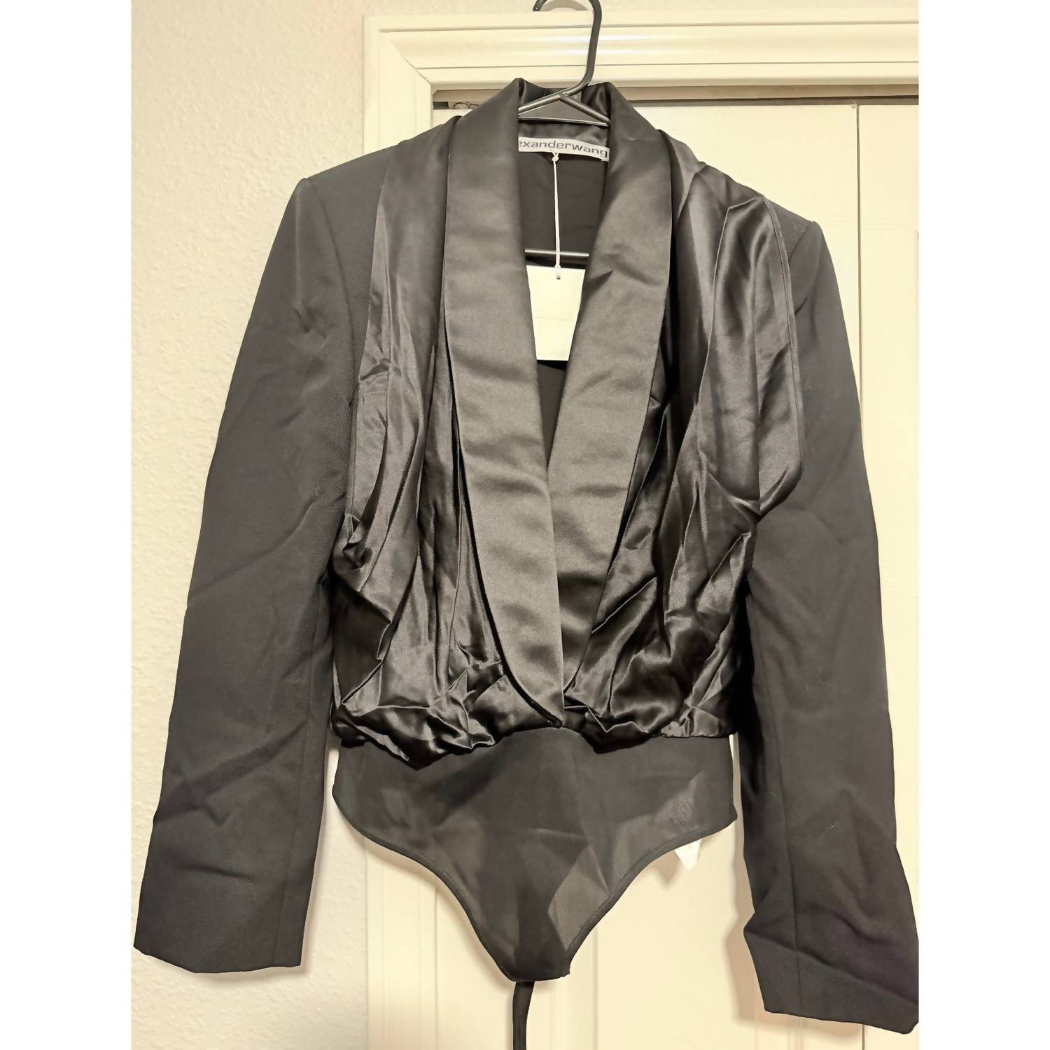 Alexander Wang - Tuxedo Hybrid Bodysuit