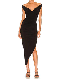 Norma Kamali - Tara Side Drape Gown