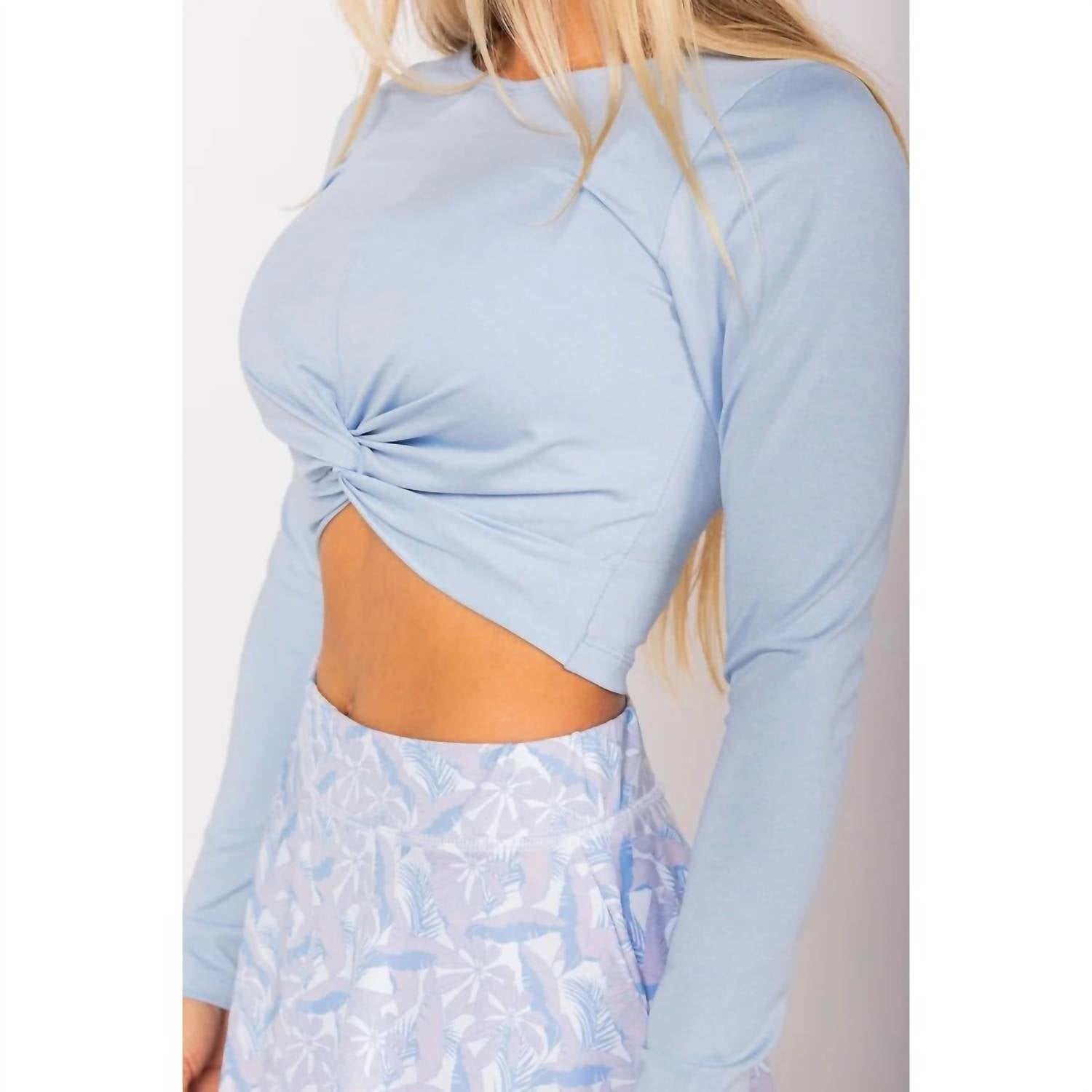 Reel Skipper - Solid Long Sleeve Raya Top